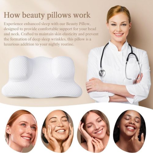 Benazcap Memory Foam Beauty Kissen - Weiß