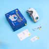 BLux gepolstertes Augenmassagegerät für Kinder-Astronauten – Vibrationsmassage, Wärmetherapie, Bluetooth-Musikfunktion