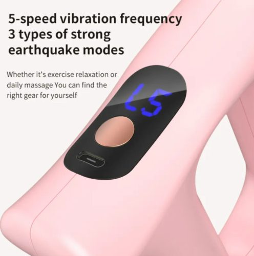 BLux tragbares, vibrierendes, straffendes Handmassagegerät in Rosa