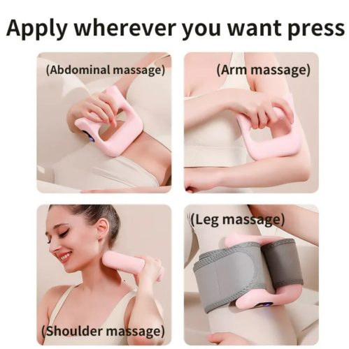 BLux tragbares, vibrierendes, straffendes Handmassagegerät in Rosa