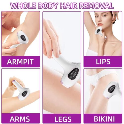 Blux Laser-Haarentfernung, IPL Icecool Cooler White mit Kühlfunktion, Weiß
