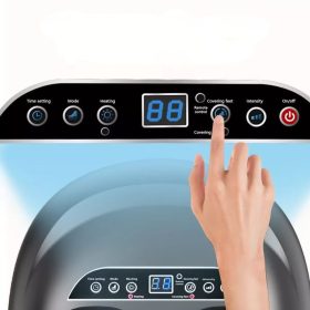   BLux Intelligentes Fußmassagegerät – 6 Massagetechniken, 3Stärkestufen und Infrarotheizung