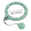 BLux Shaper Fitness Hula Hoop – mit Schwerkraftball (verstellbar 65–110 cm, grün)