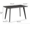 Clipop Esstisch 120 x 75 cm - Braun