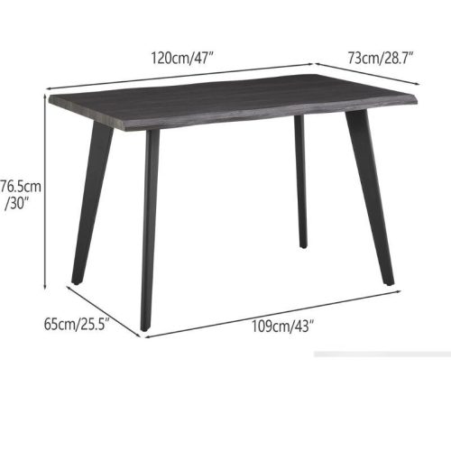 Clipop Esstisch 120 x 75 cm - Braun