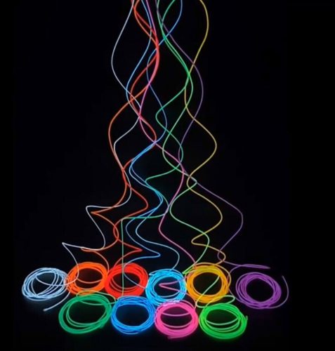 OneLED Auto-LED-Streifen, schneidbares LED-Licht, USB-Aufladung, 2m (Eisblau)