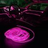 OneLED Auto-LED-Streifen, schneidbares LED-Licht, mit USB-Ladegerät 3 m (Pink)