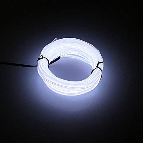 OneLED Auto-LED-Streifen, schneidbares LED-Licht mit USB-Ladegerät, 5m (weiß)