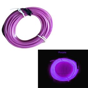   OneLED Auto-LED-Lichterkette, schneidbares LED-Licht, mit USB-Ladegerät 5 m (Lila)