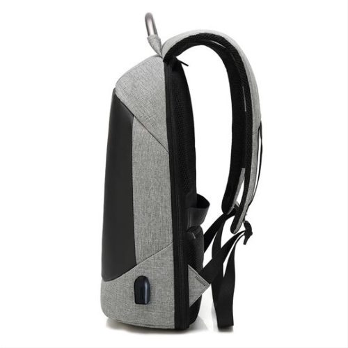 Philly Active-Wear USB-Lade-Laptop-Rucksack (Grau)