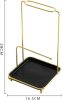 Tisch-Schmuckständer 16, 5x 28 cm, 2Stück (Gold-Weiß)