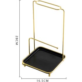 Tisch-Schmuckständer 16, 5x 28 cm, 2Stück (Gold-Weiß)