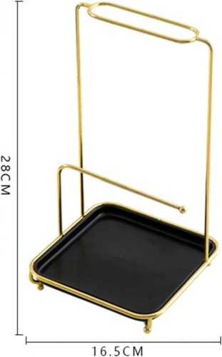 Tisch-Schmuckständer 16, 5x 28 cm, 2Stück (Gold-Weiß)