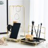 Tisch-Schmuckständer 16, 5x 28 cm, 2Stück (Gold-Weiß)