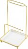 Tisch-Schmuckständer 16, 5x 28 cm, 2Stück (Gold-Weiß)