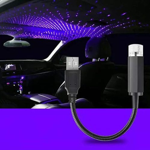 OneLED Mini-USB-Projektor, LED-Licht, Sternenhimmel-Effekt, für Auto, Zuhause, Kinderzimmer (einfarbig)