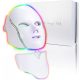 7-Farben-LED-Gesichts- und Halsmaske, Lichttherapie-Aknebehandlung und Hautverjüngungsgerät