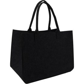 Einkaufstaschen aus Filz, 2Stück (schwarz)