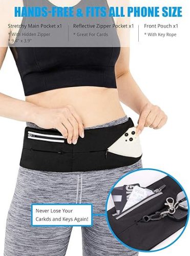 Gisdancz Laufgürteltasche (Schwarz)