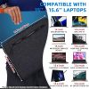 Eono Persönliche Laptoptasche für 15,6-Zoll-Laptops (Dunkelgrau)