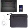 Eono Persönliche Laptoptasche für 15,6-Zoll-Laptops (Dunkelgrau)