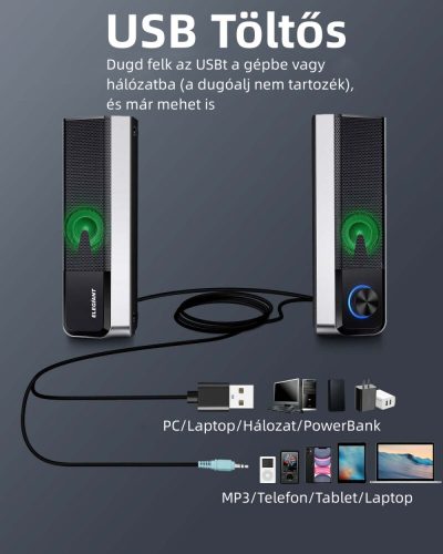 ELEGIANT SR400 BT5.0Bluetooth Lautsprecher HiFi Stereo 2 Stk