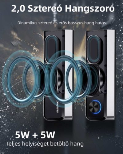 ELEGIANT SR400 BT5.0Bluetooth Lautsprecher HiFi Stereo 2 Stk