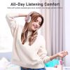 LETSCOM H10 Bluetooth-Kopfhörer – Over-Ear, 100 Stunden Akkulaufzeit – Roségold