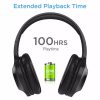 LETSCOM H10 Bluetooth-Kopfhörer – Over-Ear, 100 Stunden Akkulaufzeit – Schwarz