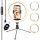Letscom F-531 25 cm LED-Ringlicht mit Ständer und Bluetooth-Fernbedienung