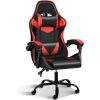Insma Schwarz-Roter ergonomischer Gamer-Stuhl