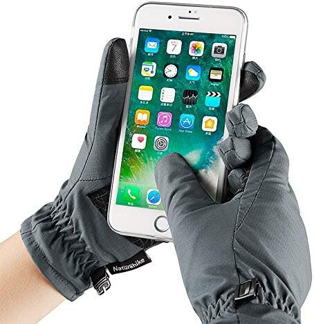 Naturehike Winter wasserdichte warme Touchscreen-Skihandschuhe XL (Schwarz)