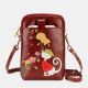 Aequeen Cat Mini Bag (Burgund)