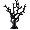 Handgefertigte Keramik-Glücksbaumstatue (schwarz)