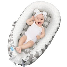 Delauv Babynest mit Matratze (Elefant)