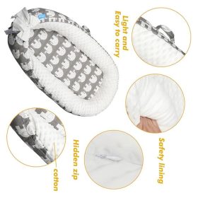 Delauv Babynest mit Matratze (Elefant)