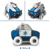 Ferngesteuertes Autospielzeug aus weichem Material für Babys mit Spielmatte (Polizeiauto)