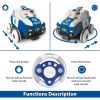 Ferngesteuertes Autospielzeug aus weichem Material für Babys mit Spielmatte (Polizeiauto)