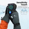 Sefzone Touchscreen wasserdichte Ein-Finger-Skihandschuhe M