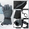 Sefzone Touchscreen-Skihandschuhe für Herren/Damen L (Graublau)