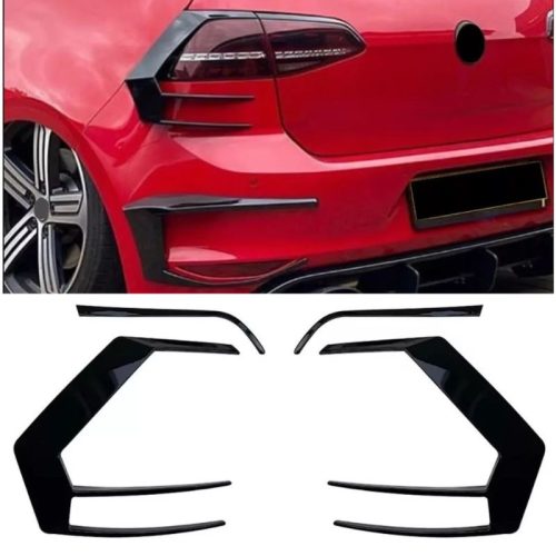 Rücklicht-Zierblende fürs Auto (Glänzend Schwarz)