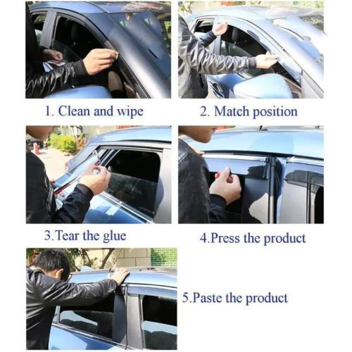 Circir Auto-Windabweiser Set – 4-teilig