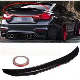   PSM Style Heckspoilerflügel-Lippenzusatz für BMW. (Glänzend schwarz)