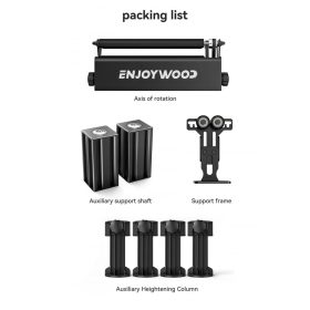 ENJOYWOOD R3 PRO Drehwalze, abnehmbares Stützmodul