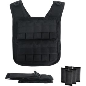   Verstellbare Gewichtsweste 10 kg – mit abnehmbaren Gewichten, für Bodyweight-Training und Fitness