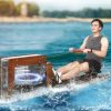 Joysong Premium Rudergerät aus Holz mit Wasserwiderstandssystem, intelligenten Funktionen und Display