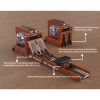 Joysong Premium Rudergerät aus Holz mit Wasserwiderstandssystem, intelligenten Funktionen und Display