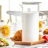 Buydeem CD2003 Teekanne aus Glas, 1200 ml