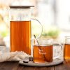 Buydeem CD2003 Teekanne aus Glas, 1200 ml