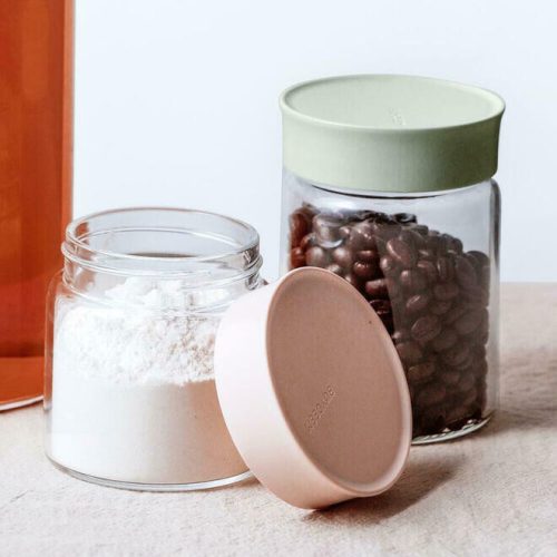 Buydeem CS1002 Frischhalteglas 300 ml 2 Stück (Grün)
